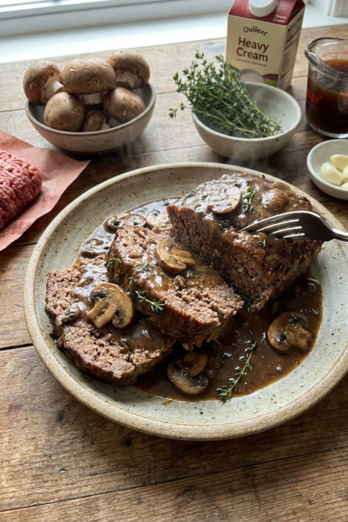 The Ultimate Juicy Meatloaf Mushroom Gravy Recipe (2026) 1 Article Images 5 10