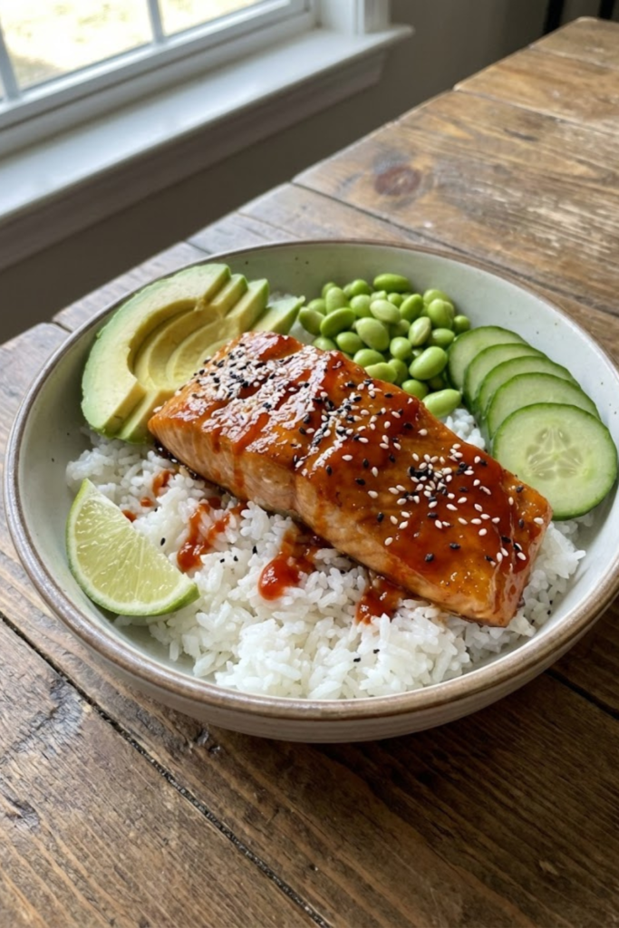 Irresistible Honey Sriracha Salmon Bowls: A Sweet and Spicy Delight (2026 Recipe) 1 Untitled design 30 3