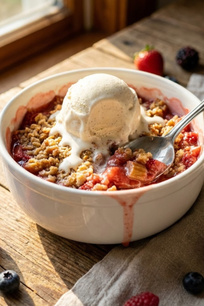 Easy Rhubarb Strawberry Crisp with Rolled Oat Topping: The Ultimate 2026 Dessert 5 Article Image 2026 02 06T164012.241