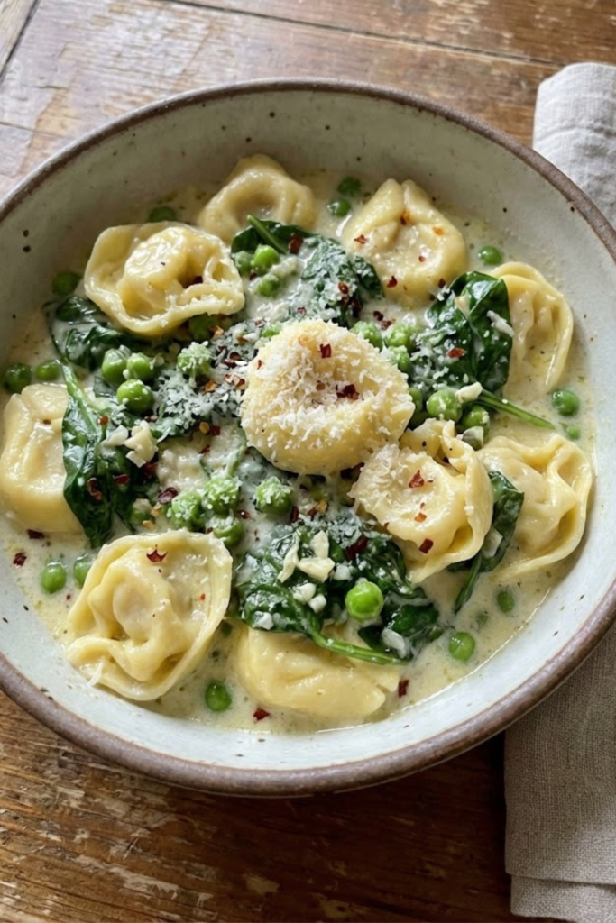One-Pot Tortellini with Spinach and Spring Peas: The Ultimate 20-Minute Spring Dinner (2026) 1 Article Image 2026 02 07T161857.577