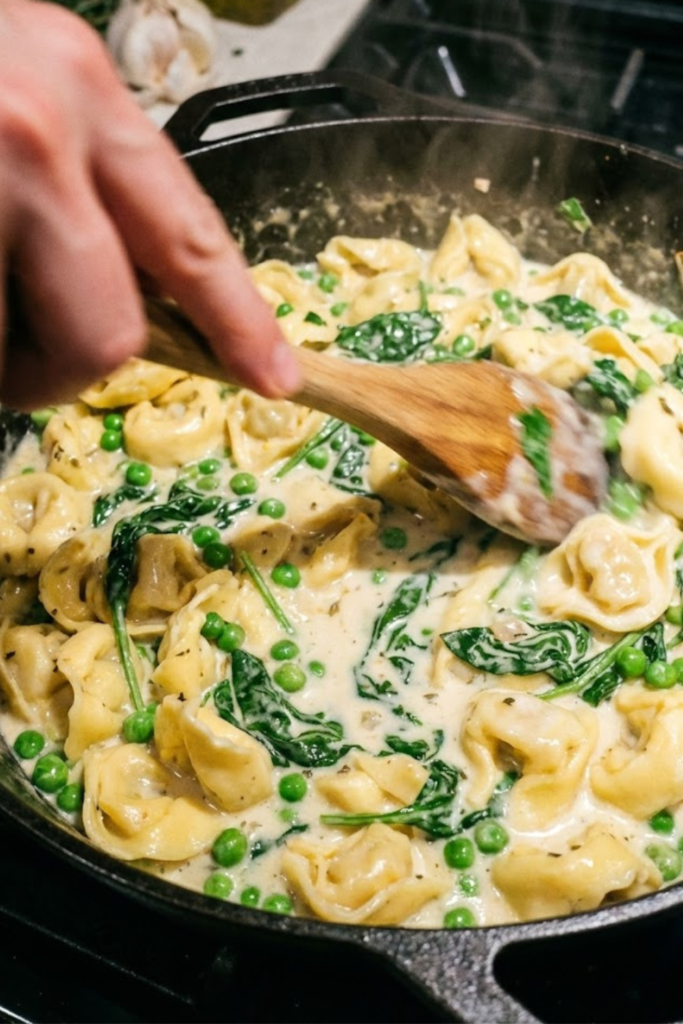 One-Pot Tortellini with Spinach and Spring Peas: The Ultimate 20-Minute Spring Dinner (2026) 4 Article Image 2026 02 07T162525.248