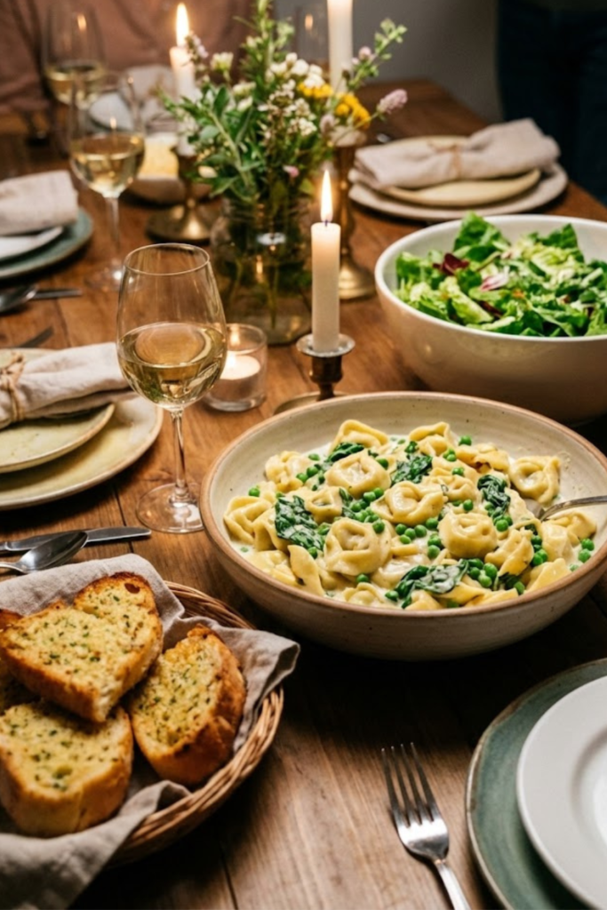 One-Pot Tortellini with Spinach and Spring Peas: The Ultimate 20-Minute Spring Dinner (2026) 6 Article Image 2026 02 07T162643.647