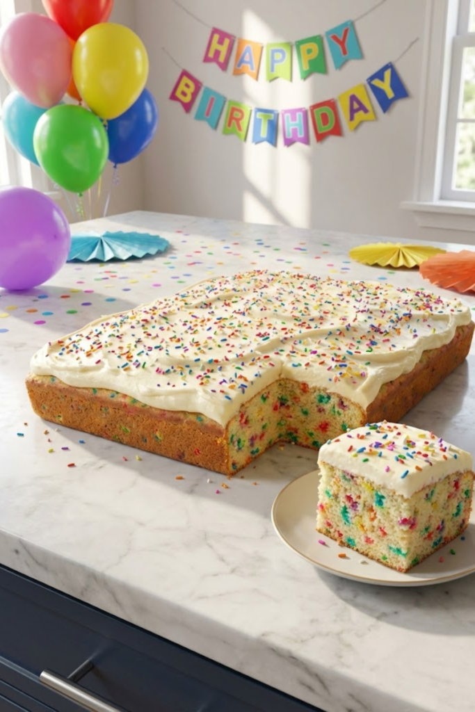 The Best Fluffy Confetti Sheet Cake with Vanilla Frosting (2026) 4 Untiteled Design 3 44