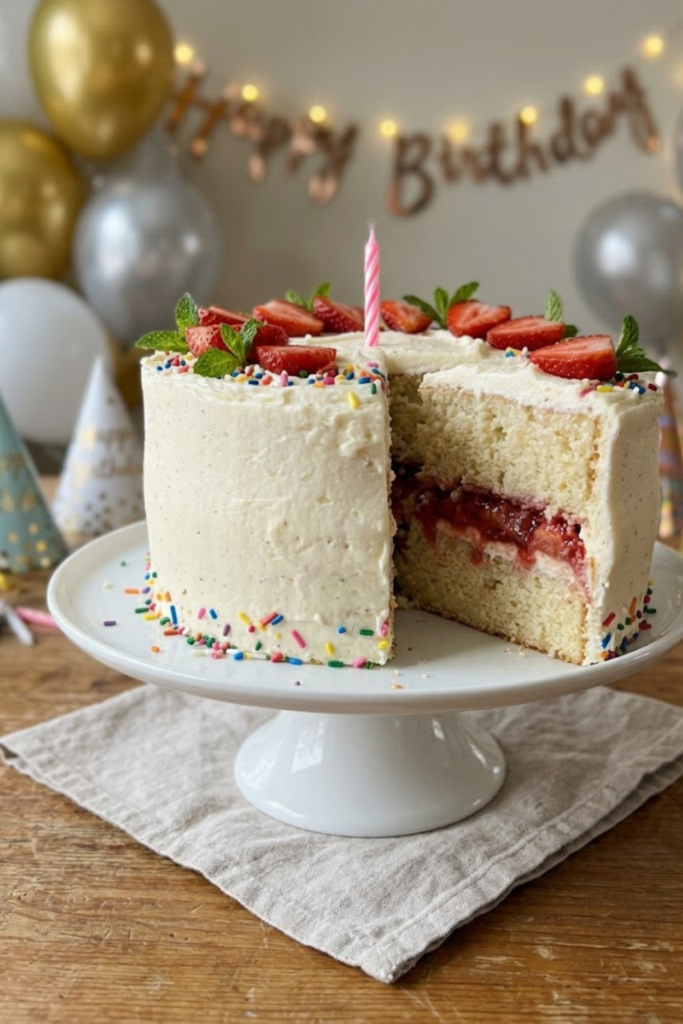 Ultimate Vanilla Birthday Cake with Strawberry Filling and Buttercream Frosting Recipe for 2026 6 Untitled design 5 21