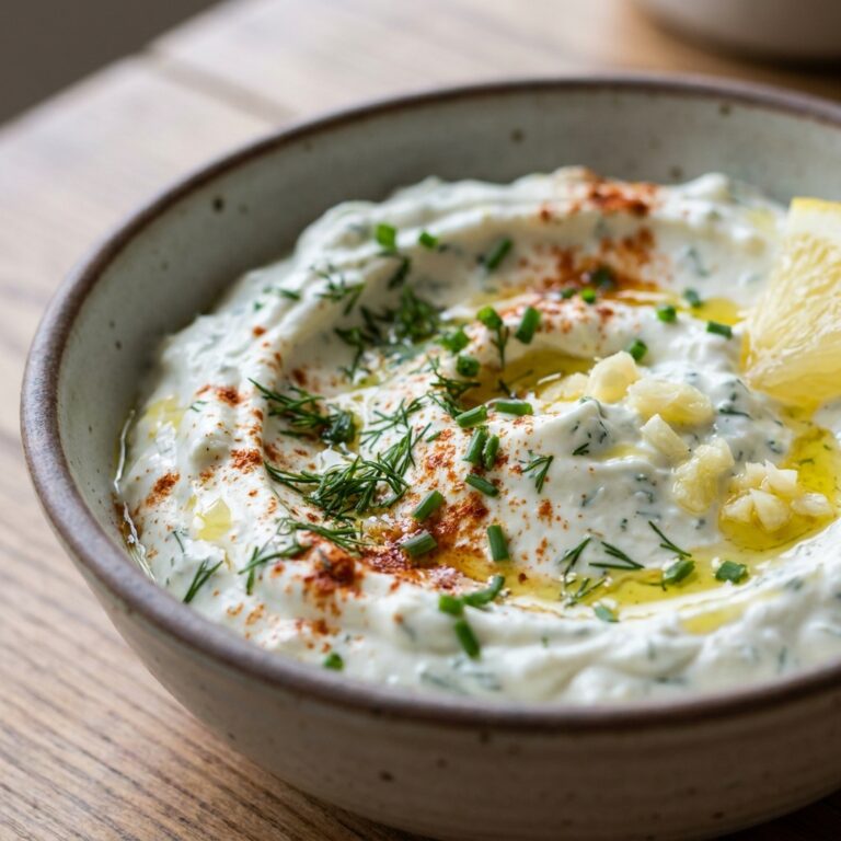 Savory Greek yogurt dip