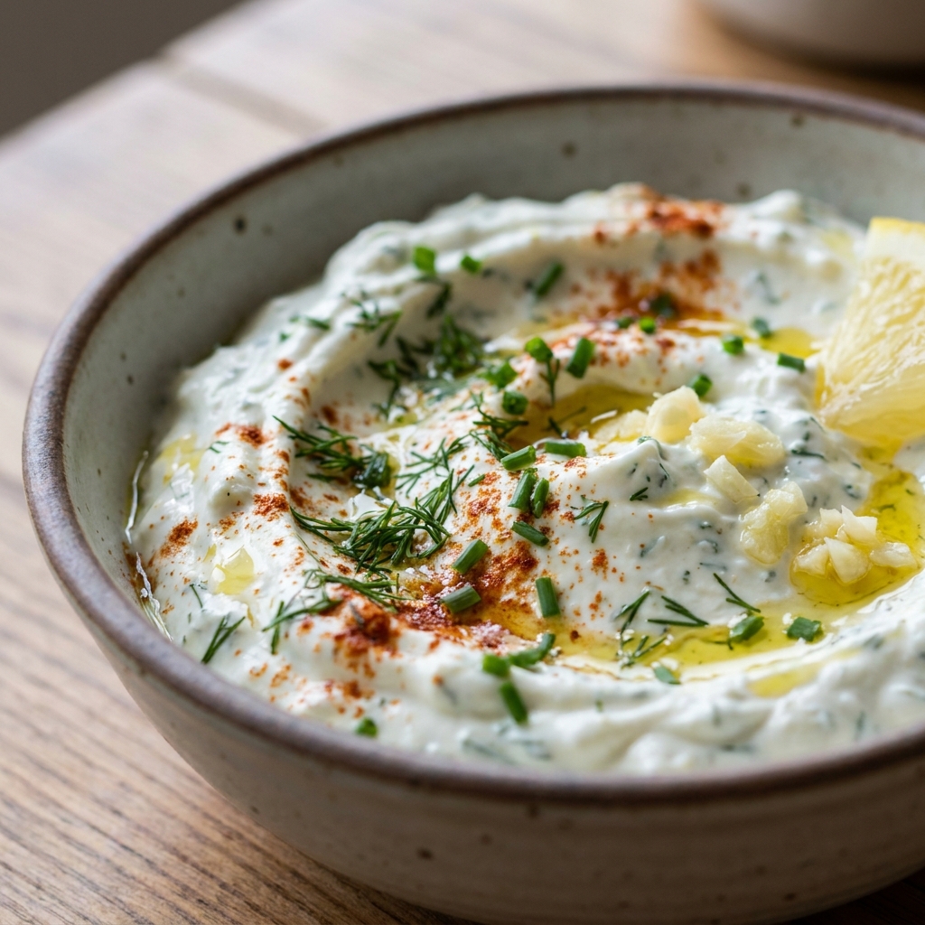 Savory Greek yogurt dip