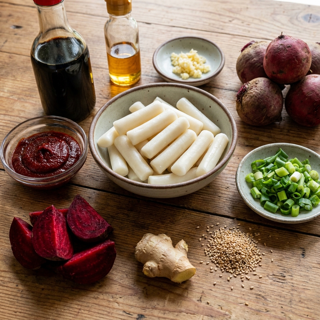 Rose tteokbokki recipe