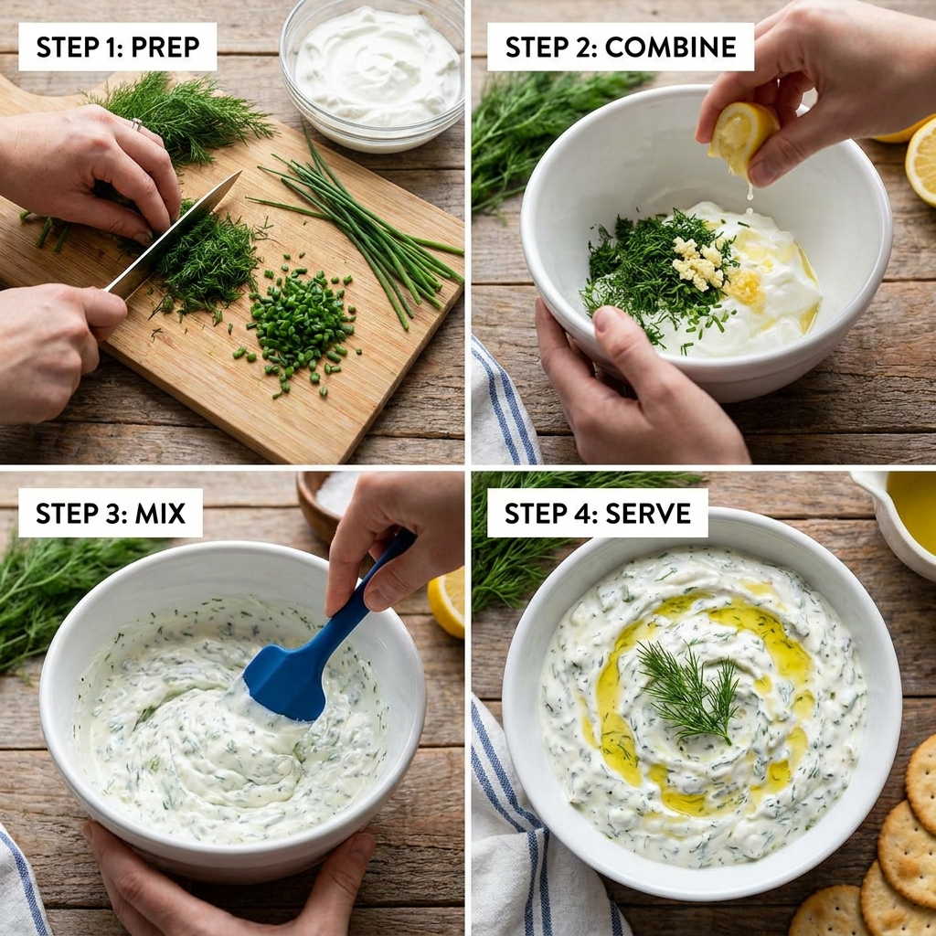 Savory Greek yogurt dip