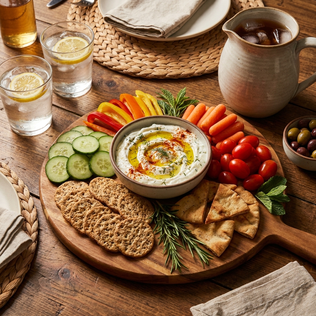 Savory Greek yogurt dip