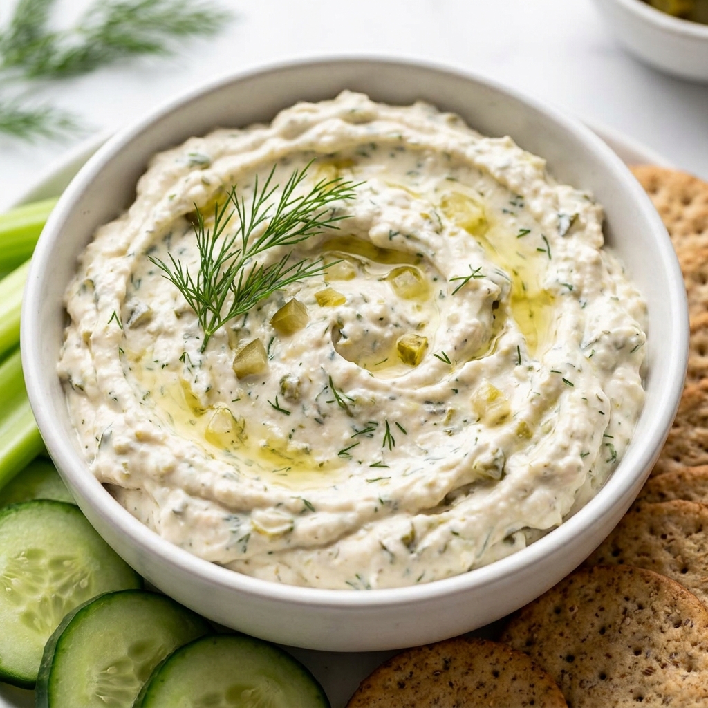 Protein Dill Pickle Dip