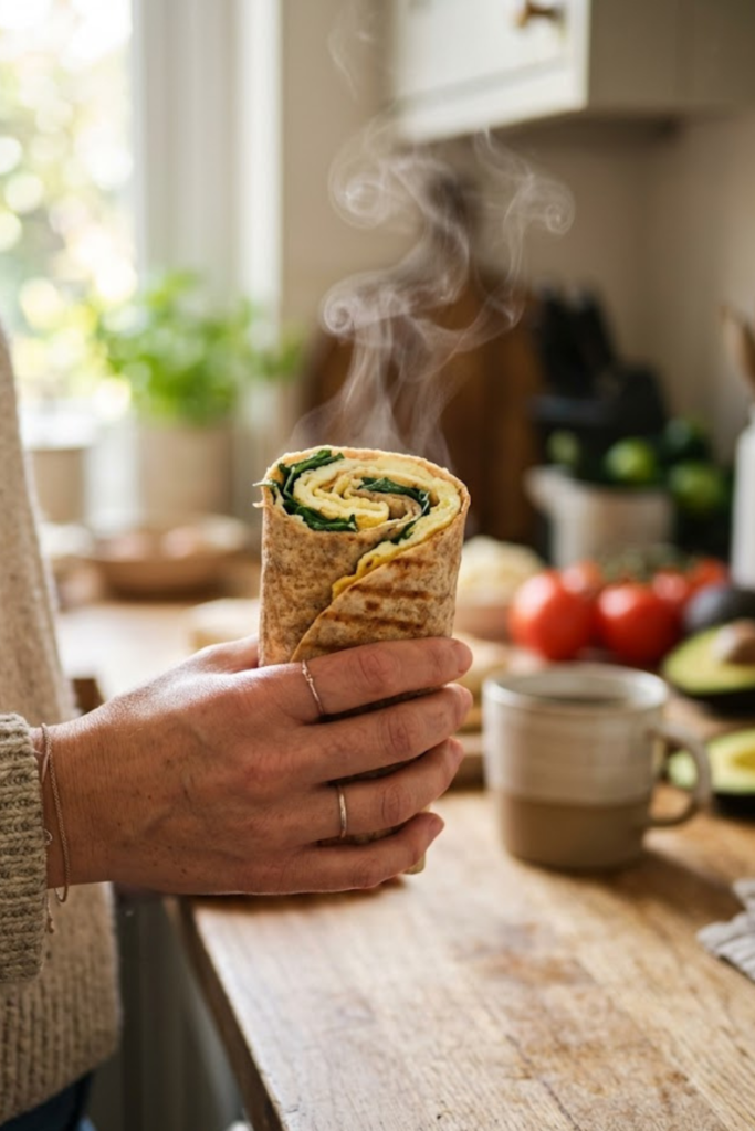 5-Minute High-Protein Egg Spinach Breakfast Wrap Recipe (2026 Edition) 2 Untitled Design 1 71