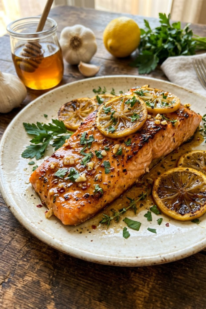 Best Honey Garlic Baked Salmon with Lemon Slices and Herbs Recipe for 2026! 1 Untitled Design 15