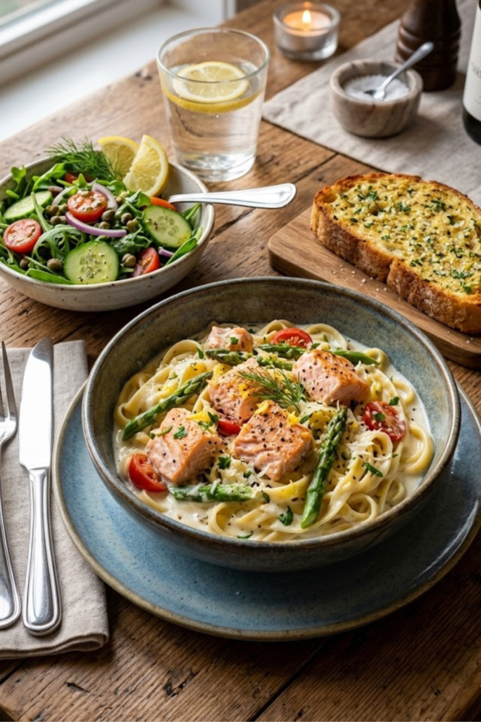 Salmon Pasta with Creamy Garlic Sauce Easy Recipe (2026 Guide) 6 Untitled Design 5 4