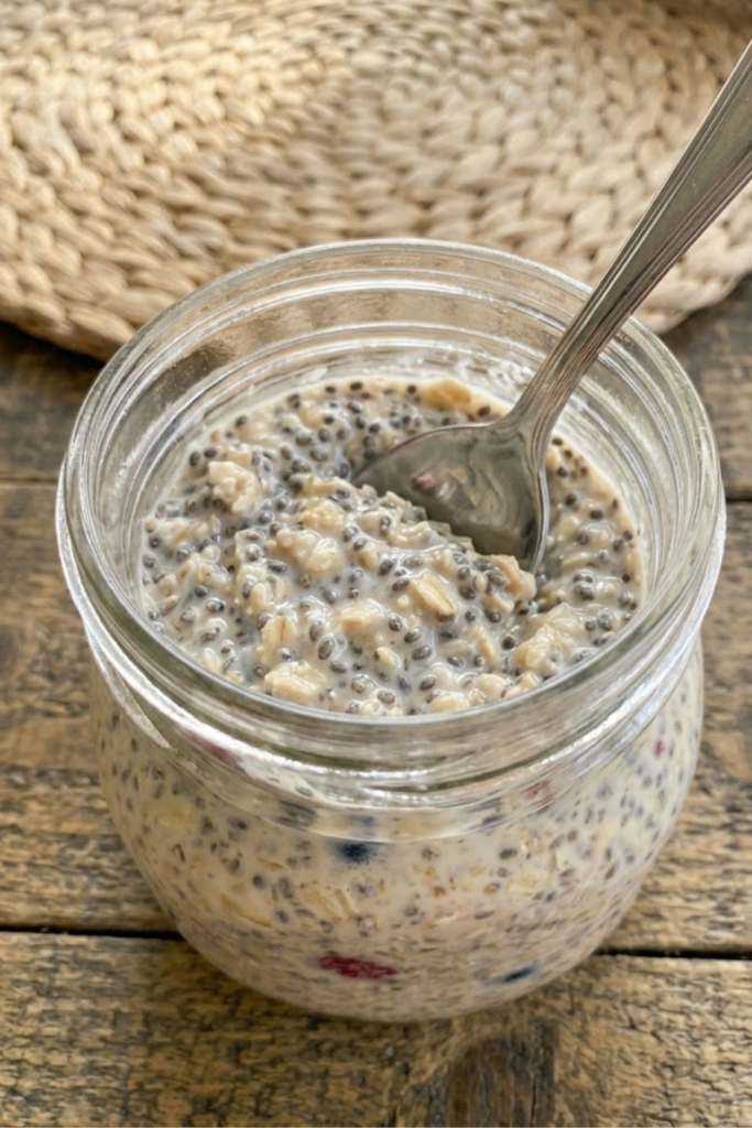 2026’s Ultimate Overnight Oats with Chia Seeds Almond Milk and Berries Healthy Breakfast Recipe 2 Untitled design 3 35