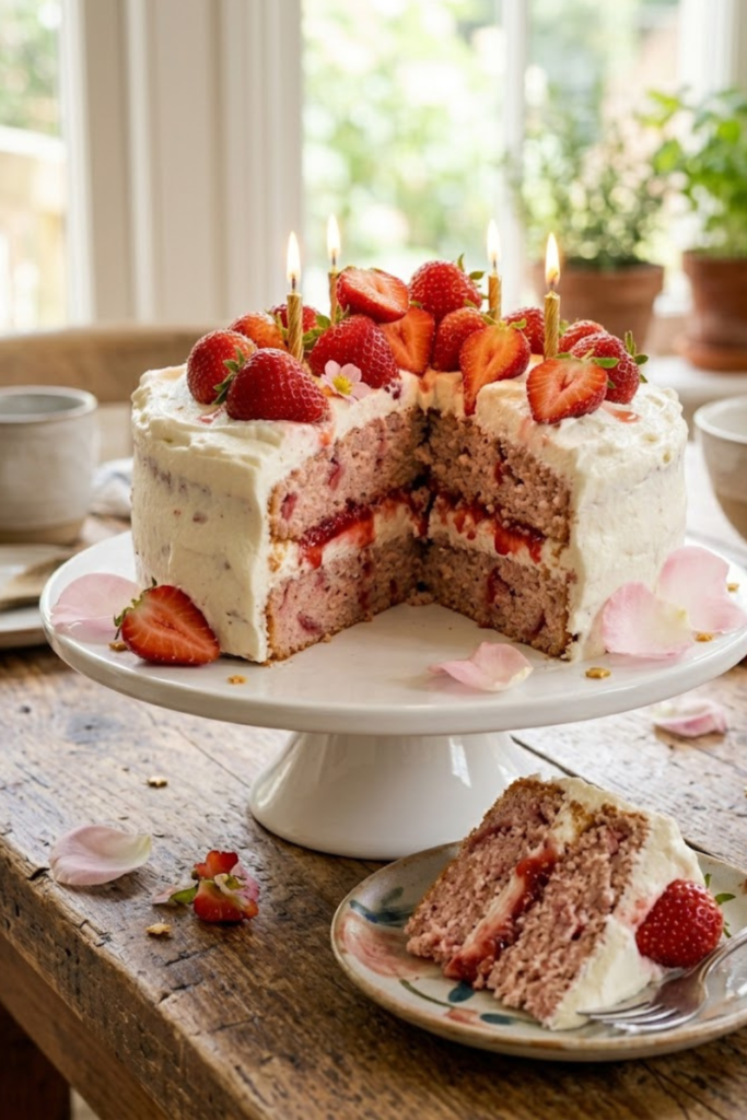 Best Strawberry Birthday Cake with Whipped Cream Frosting and Soft Layers Recipe for 2026 5 Untitled design 4 28