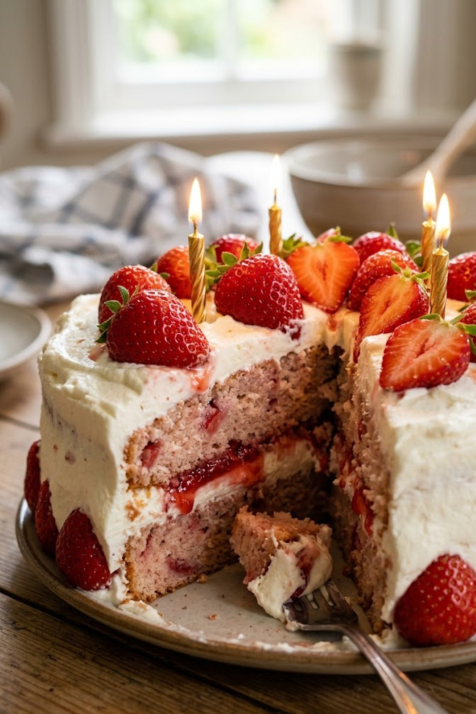 Best Strawberry Birthday Cake with Whipped Cream Frosting and Soft Layers Recipe for 2026 1 Untitled design 43