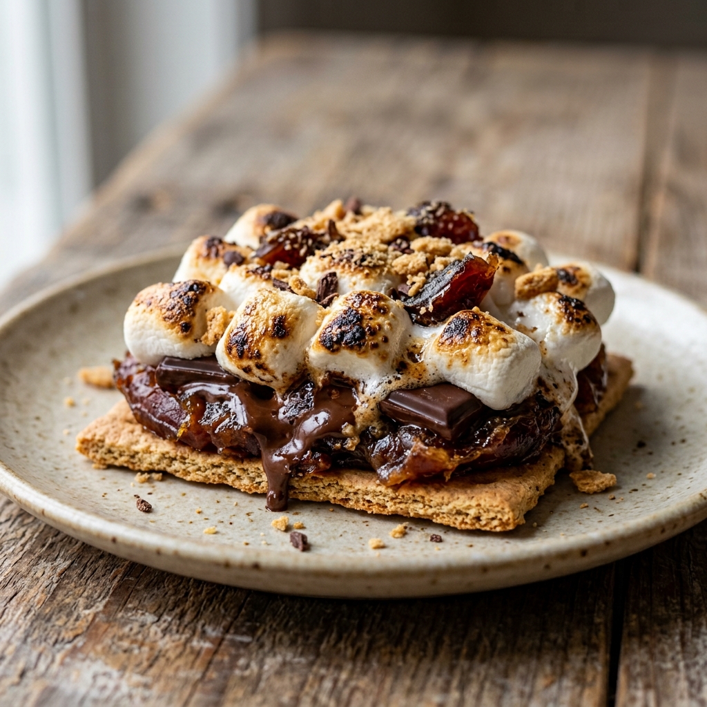 Smashed Date S’mores Recipe