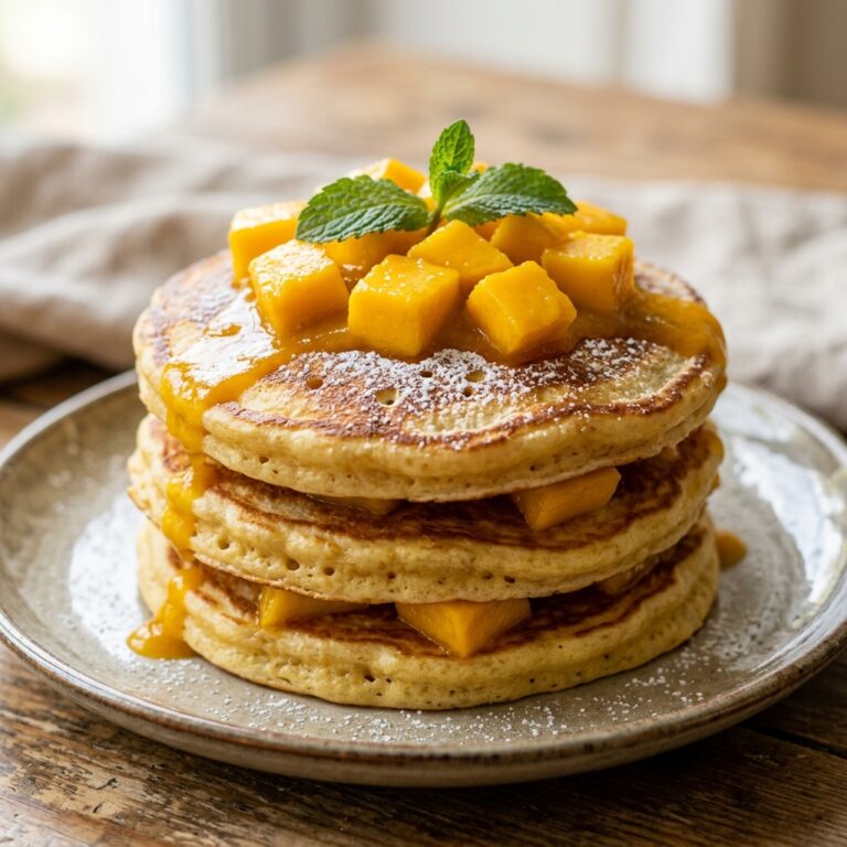 Mango Pancakes Recipe