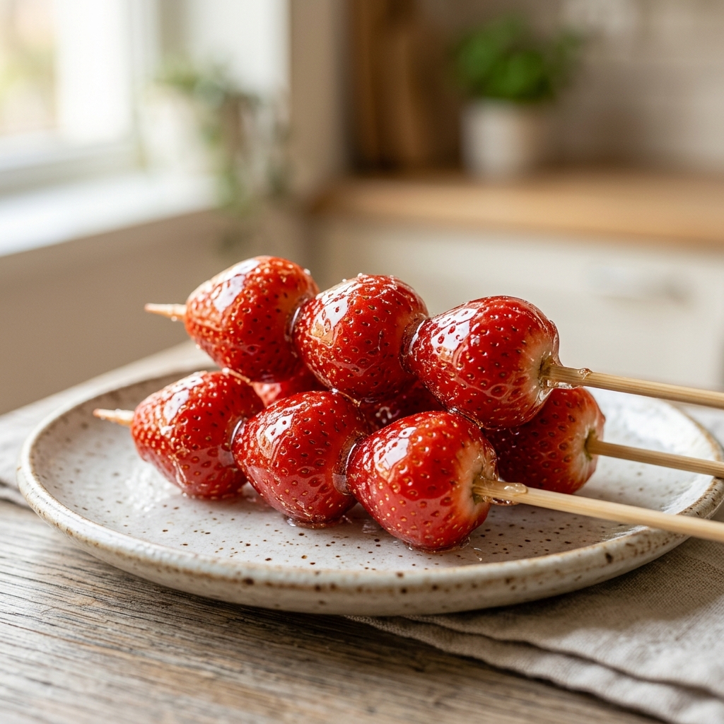 Tanghulu Strawberries Recipe: The Perfect Crunchy Treat 2026 12 Tanghulu Strawberries Recipe