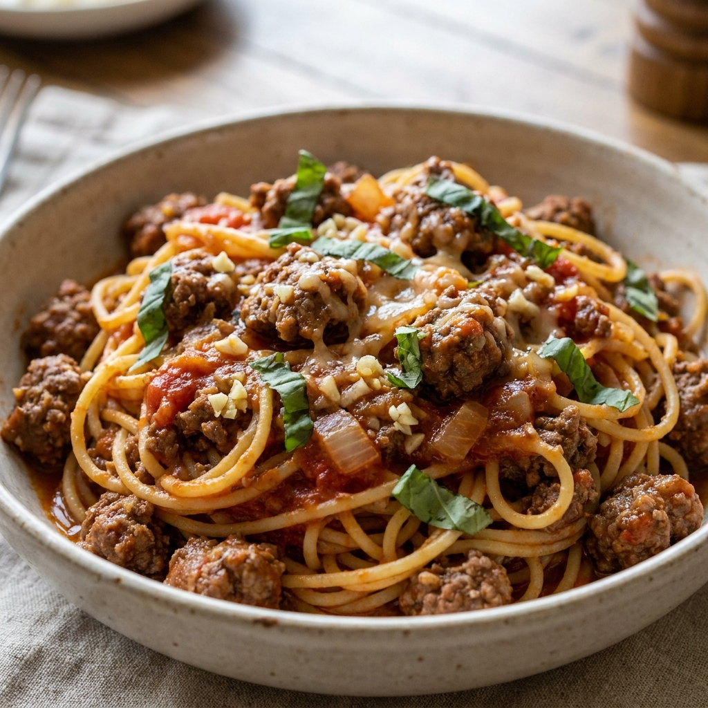 Dirty Spaghetti Recipe: Classic Homemade Pasta with Rich Meat Sauce 2026 12 dirty spaghetti recipe