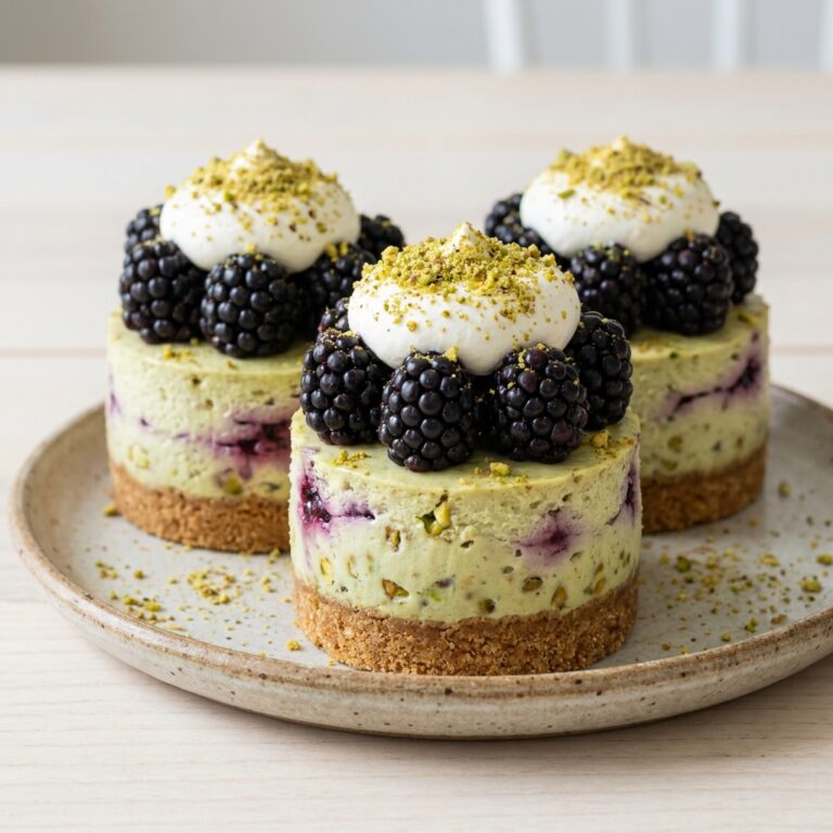 Pistachio Blackberry Cheesecake Towers Recipe: Elegant Dessert 2026 17 pistachio blackberry cheesecake towers recipe