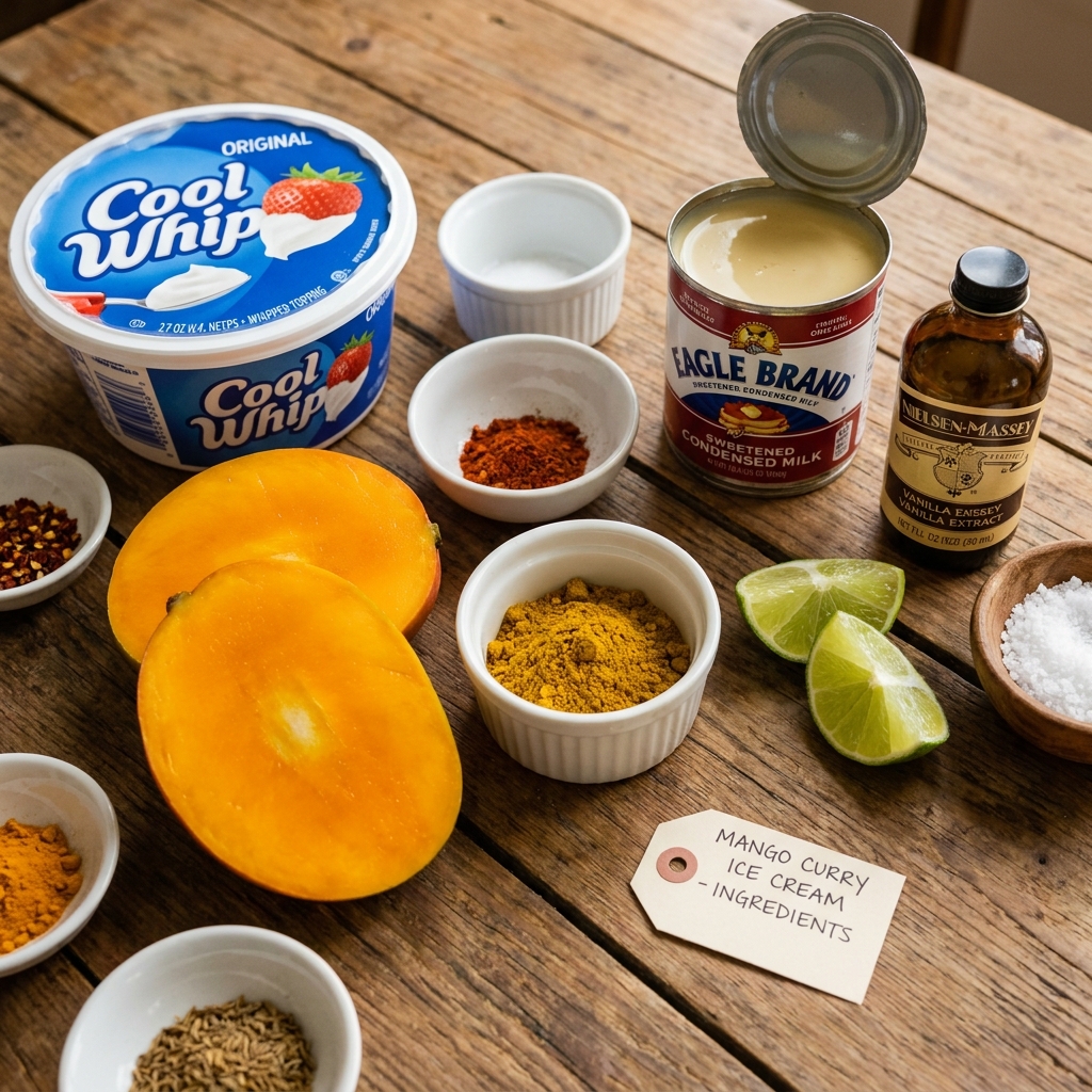 Instant Mango Ice Cream with Cool Whip Curry: Easy Homemade Recipe 2026 2 instant mango ice cream with cool whip curry