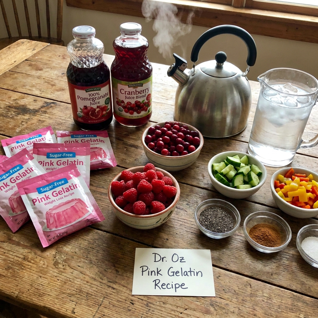 Dr Oz Pink Gelatin Recipe for Weight Loss Recipe: Complete Guide to Making This Detox Dessert 2026 13 dr oz pink gelatin recipe for weight loss recipe
