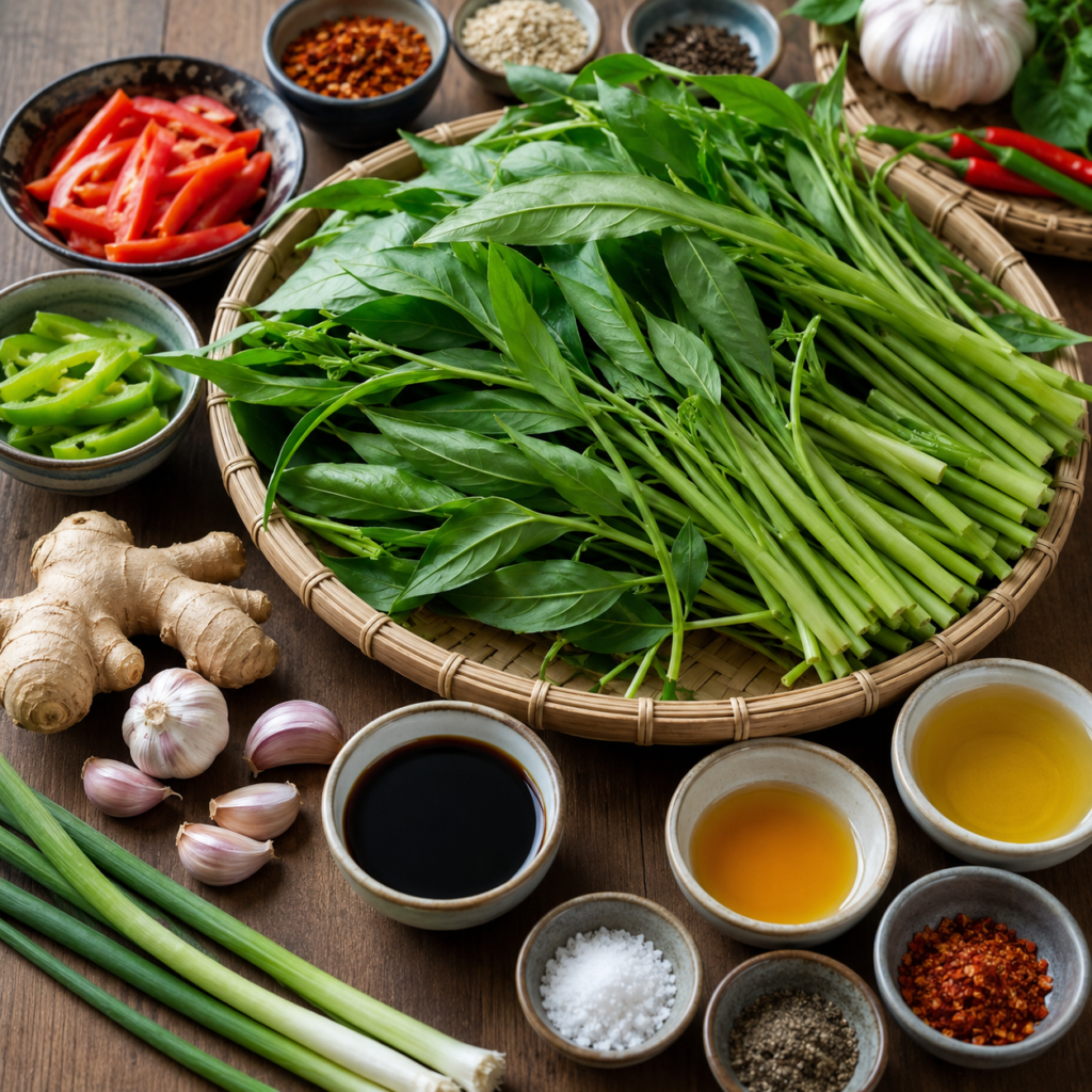 Morning Glory Vegetable Recipe