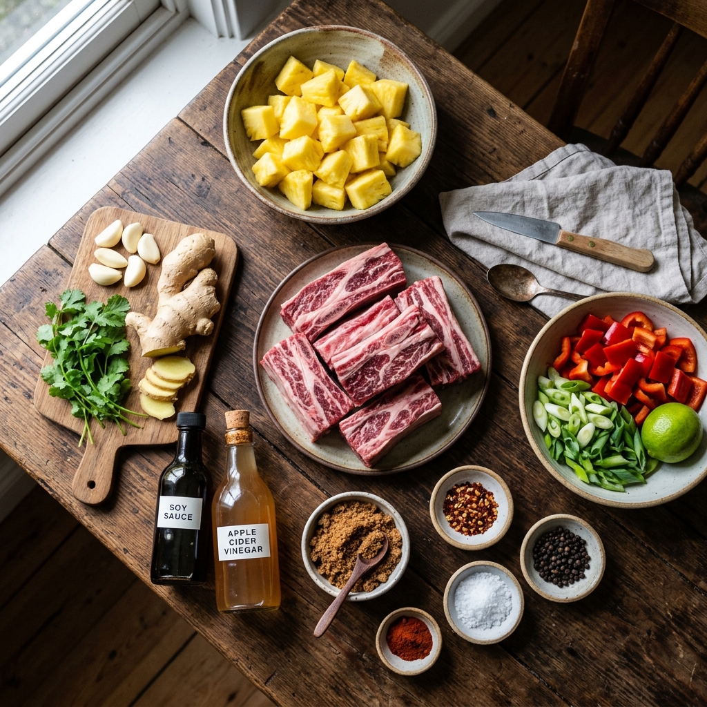 Sticky Pineapple Ribs Recipe