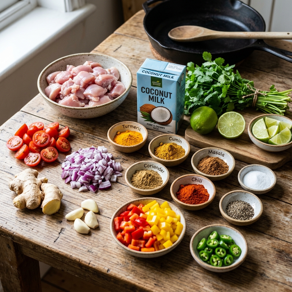One-Pan Kuku Paka Recipe