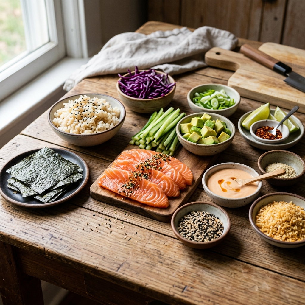 Viral Sushi Tacos Recipe