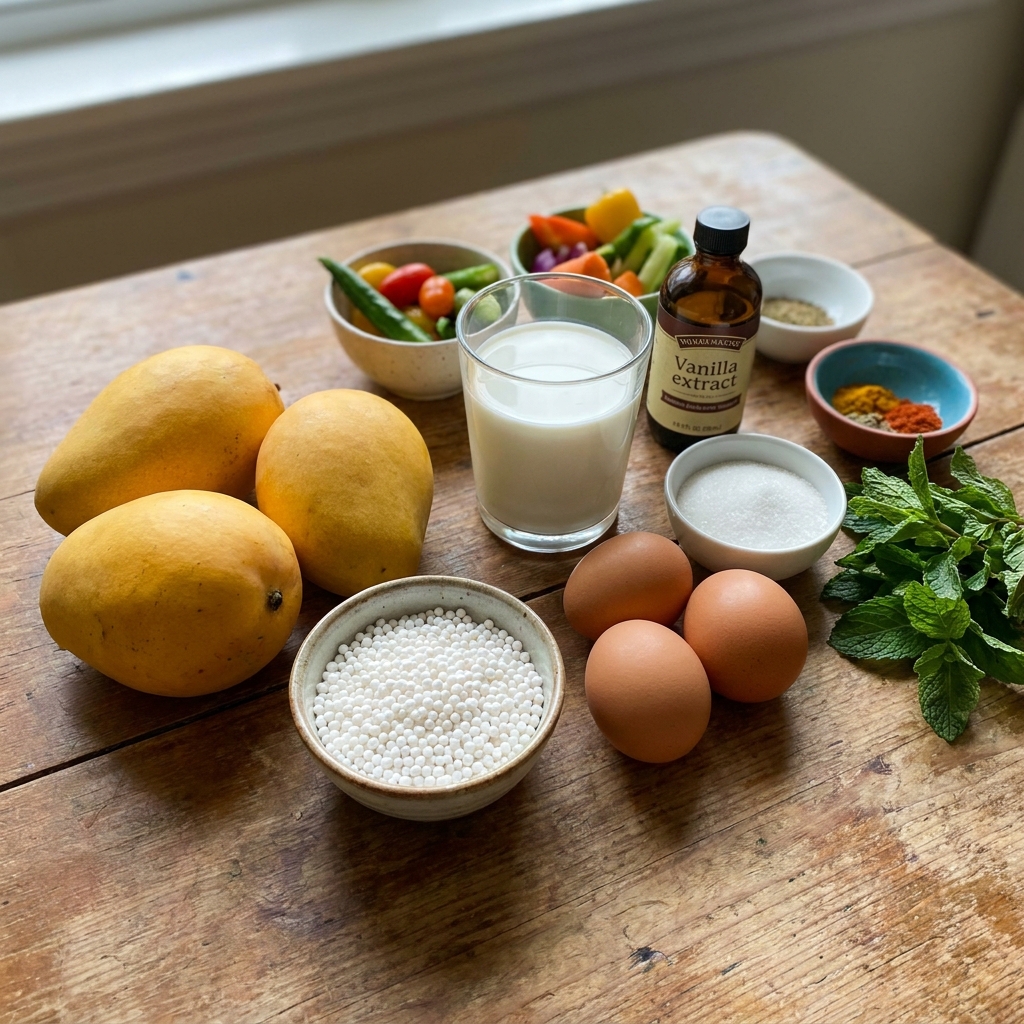 mango sago pudding recipe