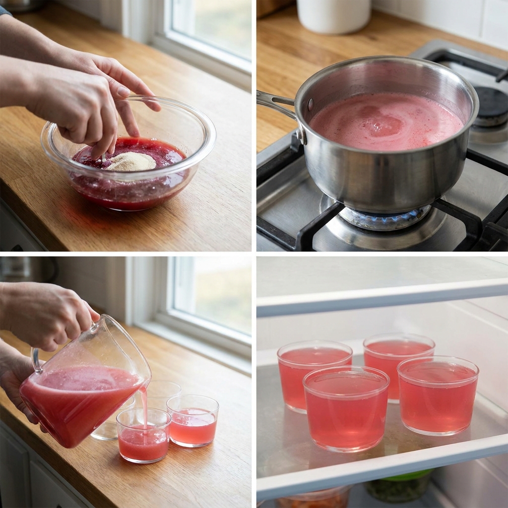 pink gelatin trick recipe for weight loss
