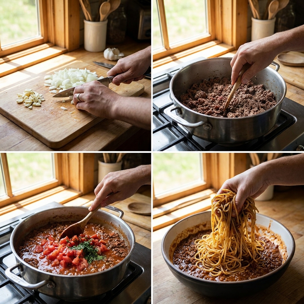 Dirty Spaghetti Recipe: Classic Homemade Pasta with Rich Meat Sauce 2026 14 dirty spaghetti recipe
