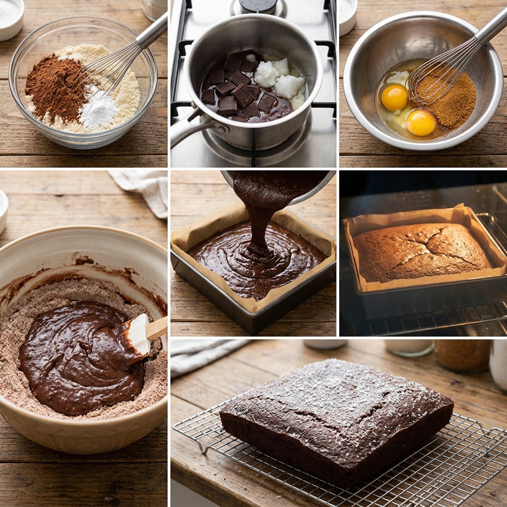 healthy chocolate coconut snack cake gluten free