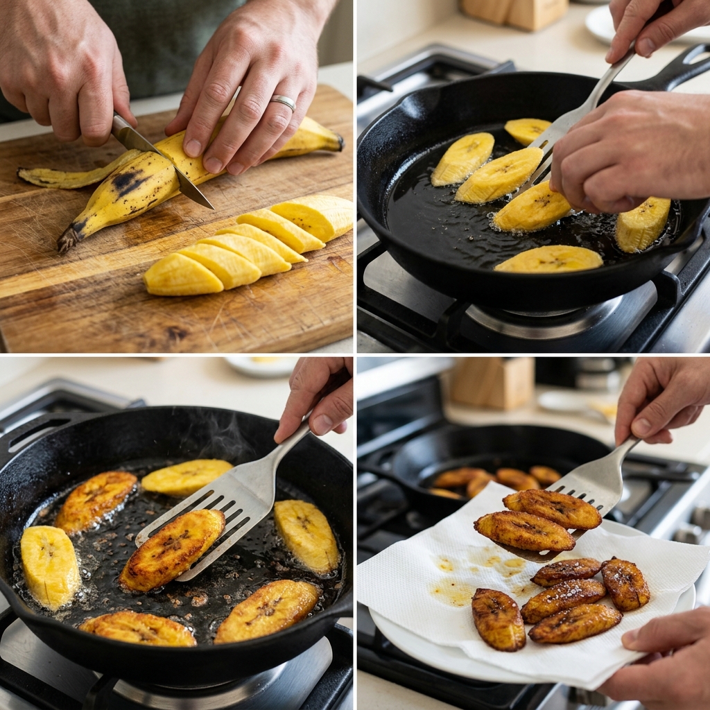 Basic Cooked Plantains recipe