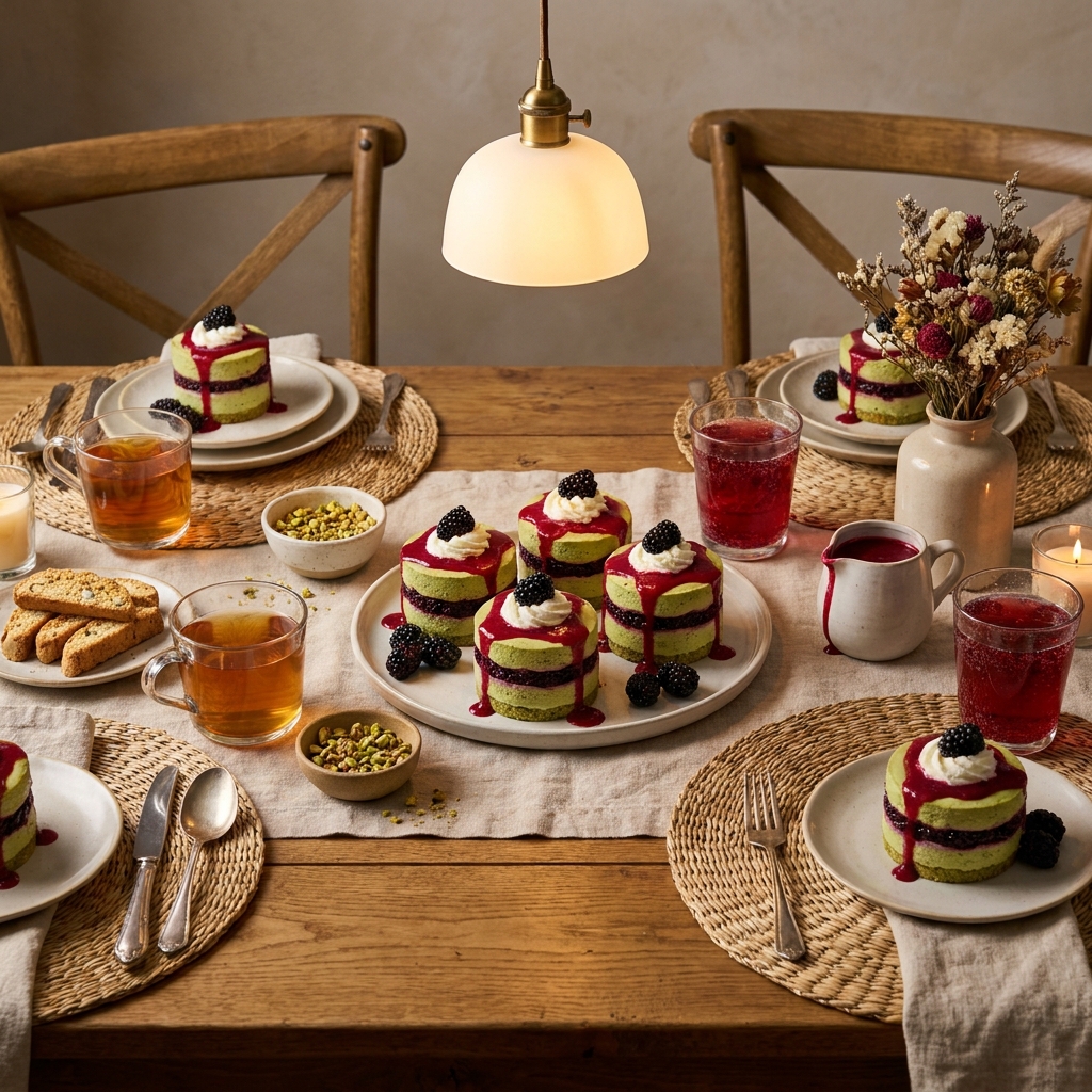 Pistachio Blackberry Cheesecake Towers Recipe: Elegant Dessert 2026 15 pistachio blackberry cheesecake towers recipe