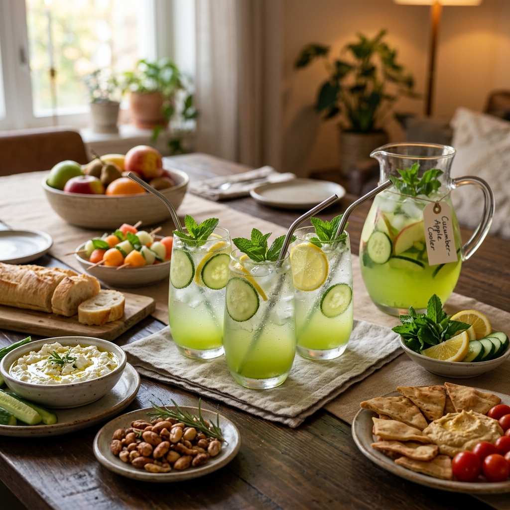 Cucumber-Apple Cooler Recipe