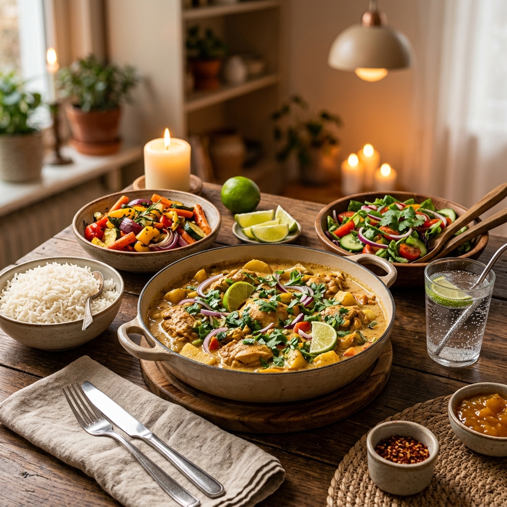 One-Pan Kuku Paka Recipe
