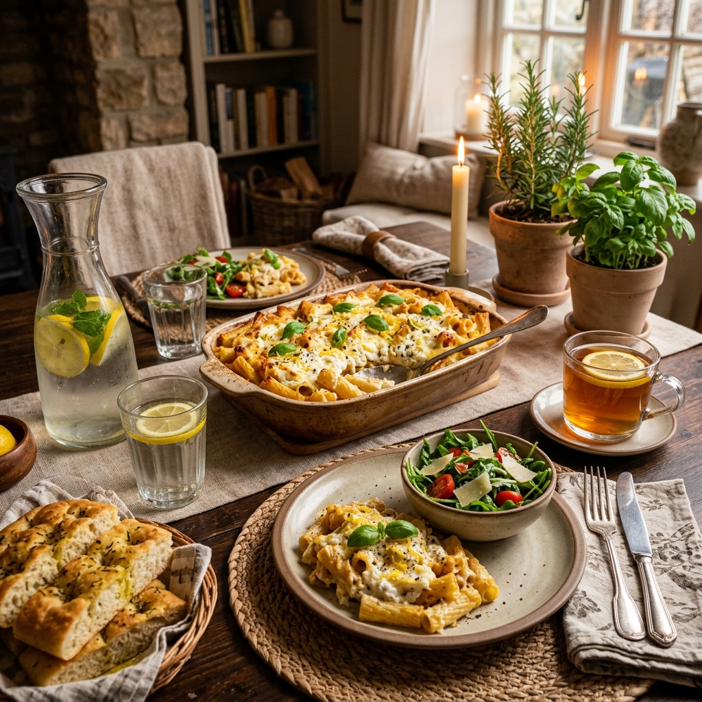 Lemon Ricotta Pasta Bake Recipe: Creamy Homemade Comfort 2026 15 Lemon Ricotta Pasta Bake Recipe