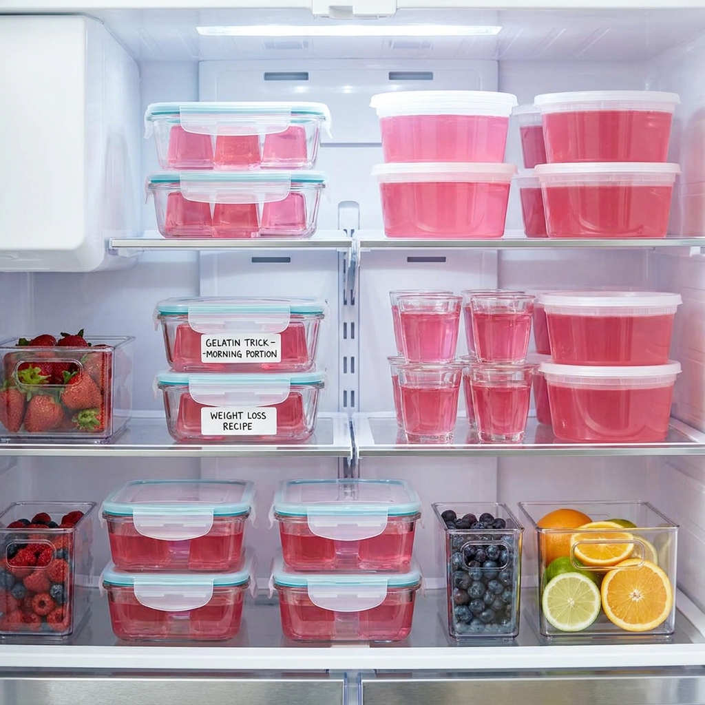 pink gelatin trick recipe for weight loss
